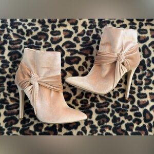 Pink ankle boots size 7
